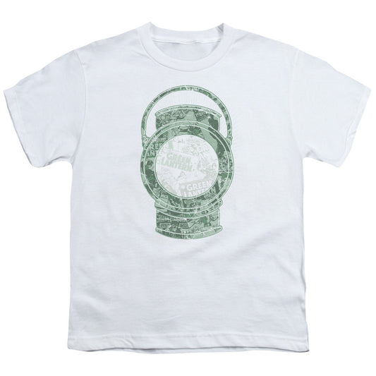 DC Comics Lantern Cover Kids Youth T Shirt White