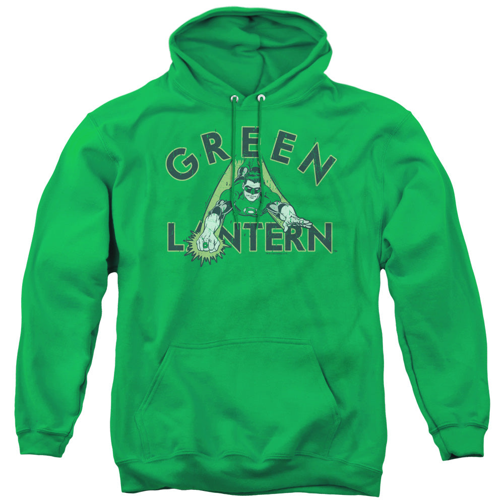 DC Comics in Flight Mens Hoodie Kelly Green