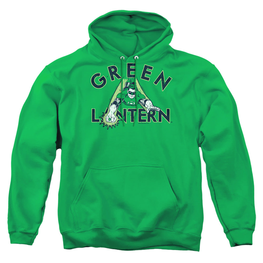 Dc In Flight Mens Hoodie Kelly Green Officially Licensed