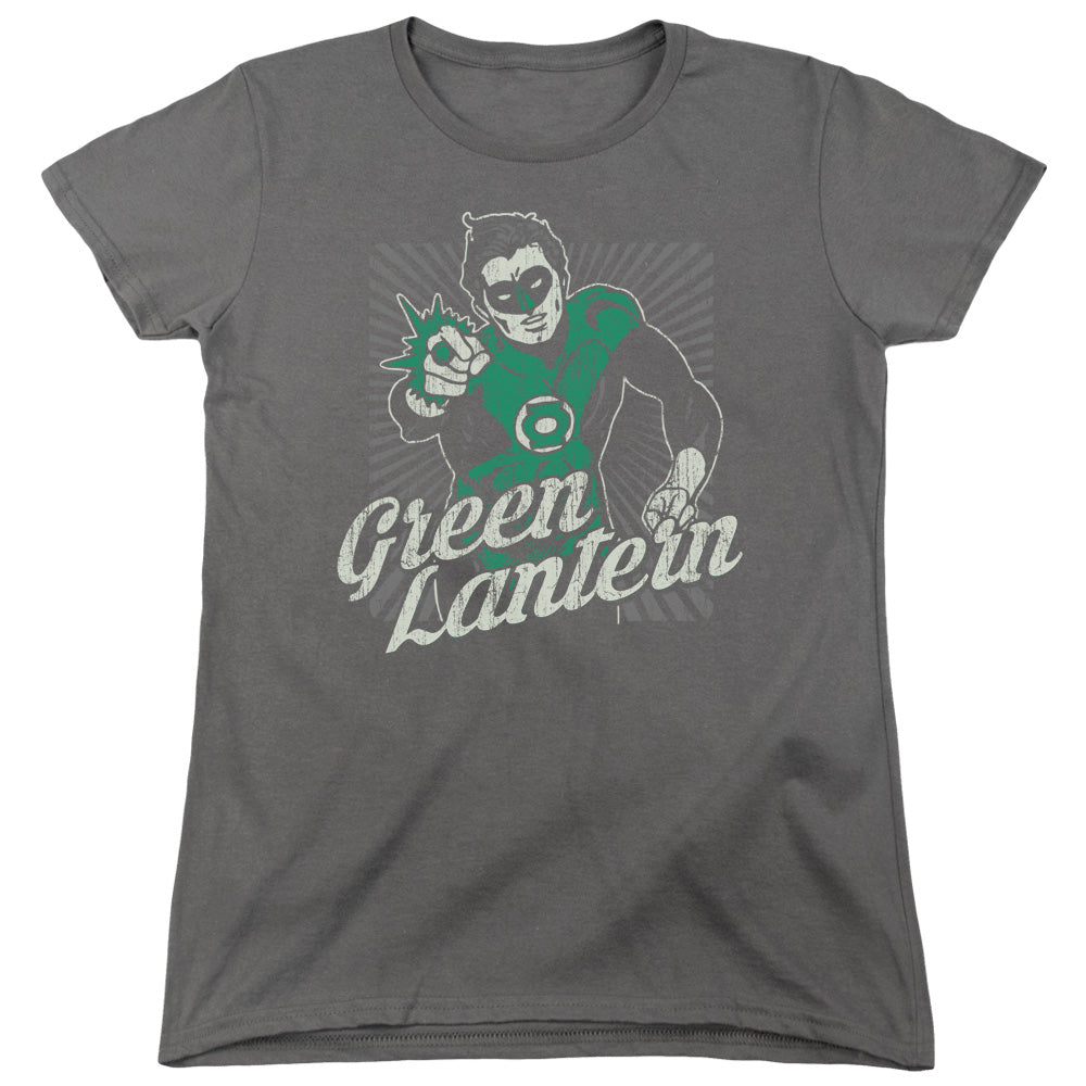 DC Comics Ring Rays Womens T Shirt Charcoal