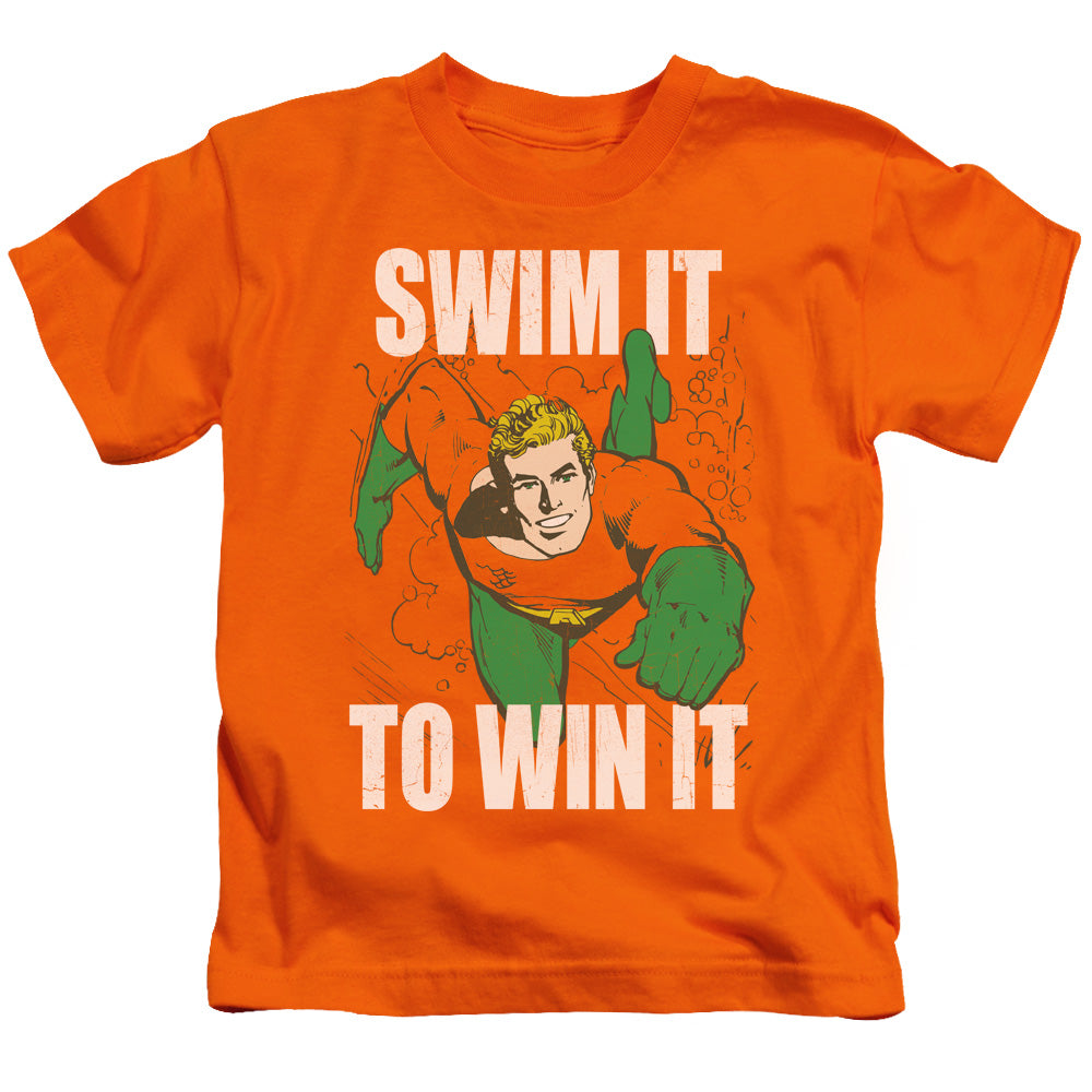 DC Comics Swim It Juvenile Kids Youth T Shirt Orange 