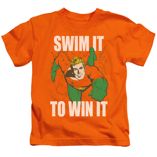 DC Comics Swim It Juvenile Kids Youth T Shirt Orange 