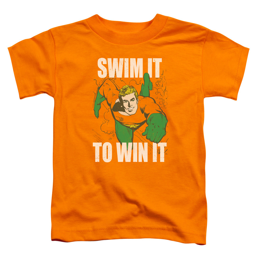 DC Comics Swim It Toddler Kids Youth T Shirt Orange