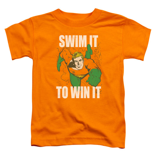 DC Comics Swim It Toddler Kids Youth T Shirt Orange