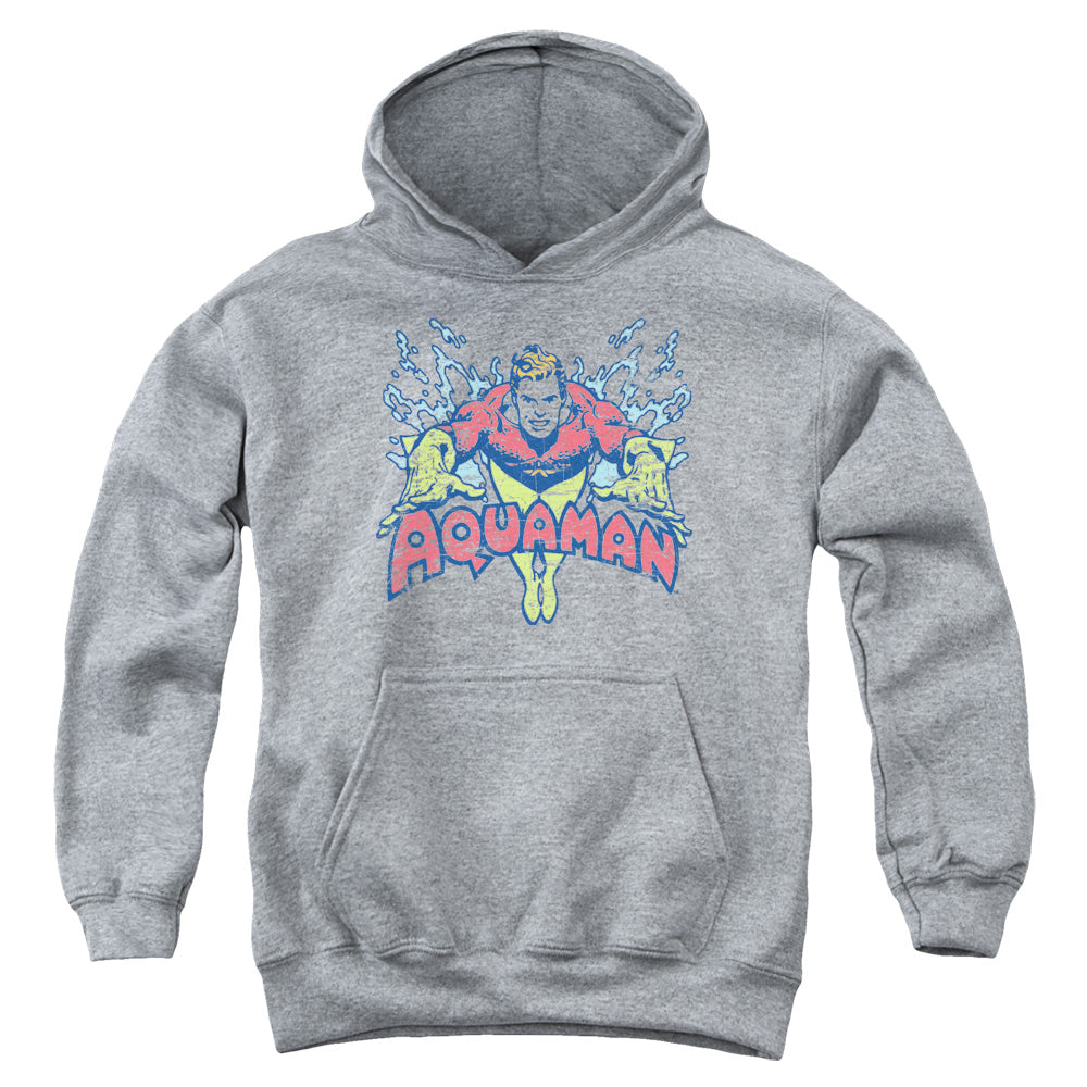 DC Comics Splish Splash Kids Youth Hoodie Athletic Heather
