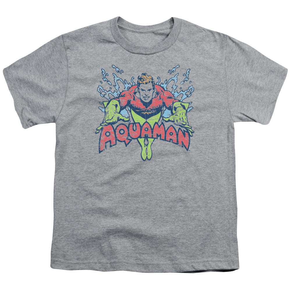 DC Comics Splish Splash Kids Youth T Shirt Athletic Heather