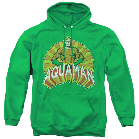 DC Comics Arms Akimbo Mens Hoodie Kelly Green