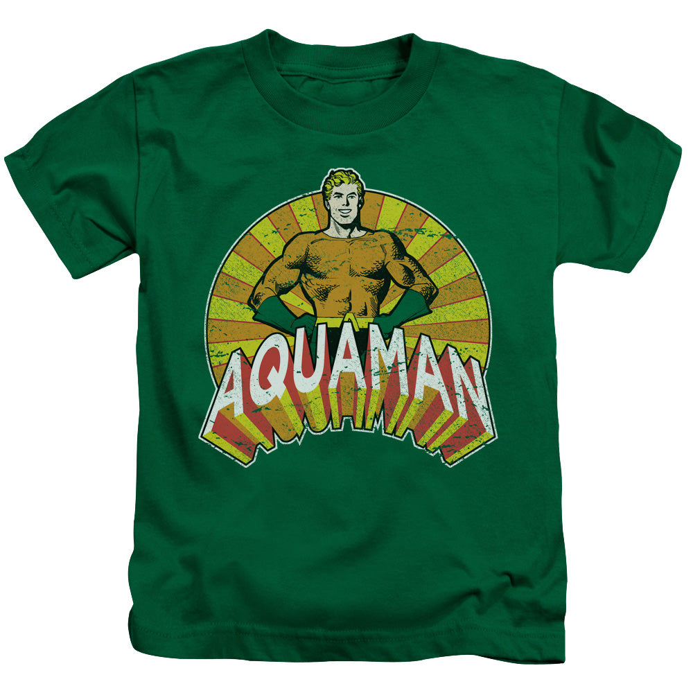 DC Comics Arms Akimbo Juvenile Kids Youth T Shirt Kelly Green 
