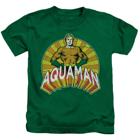 DC Comics Arms Akimbo Juvenile Kids Youth T Shirt Kelly Green 