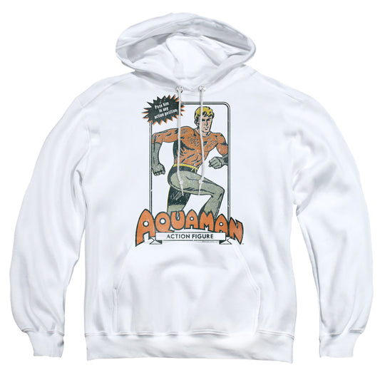 Dc Am Action Figure Mens Hoodie White Officially Licensed