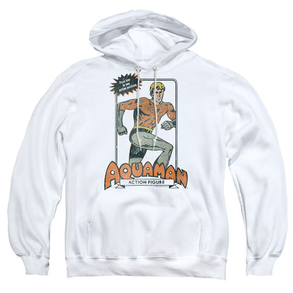Dc Am Action Figure Mens Hoodie White Officially Licensed