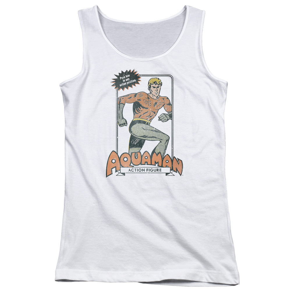 DC Comics Am Action Figure Womens Tank Top Shirt White