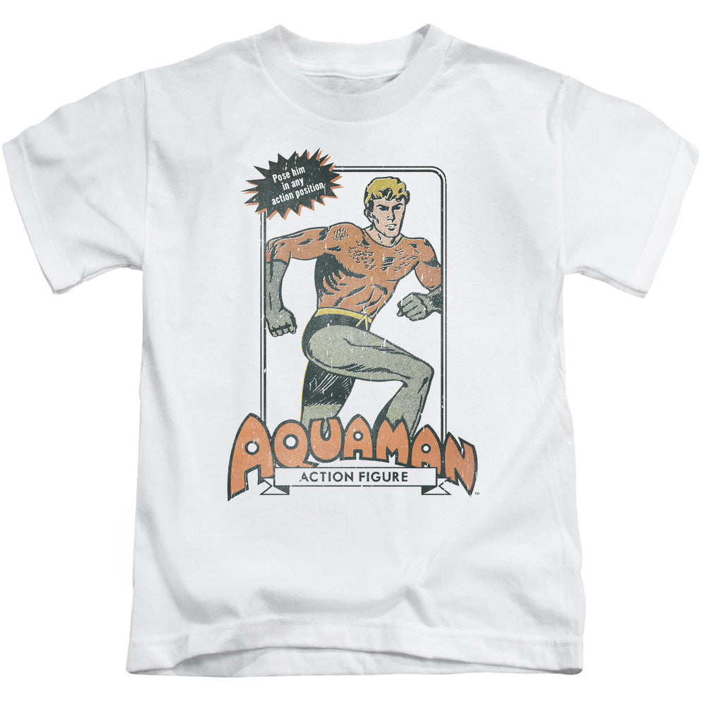 DC Comics Am Action Figure Juvenile Kids Youth T Shirt White 