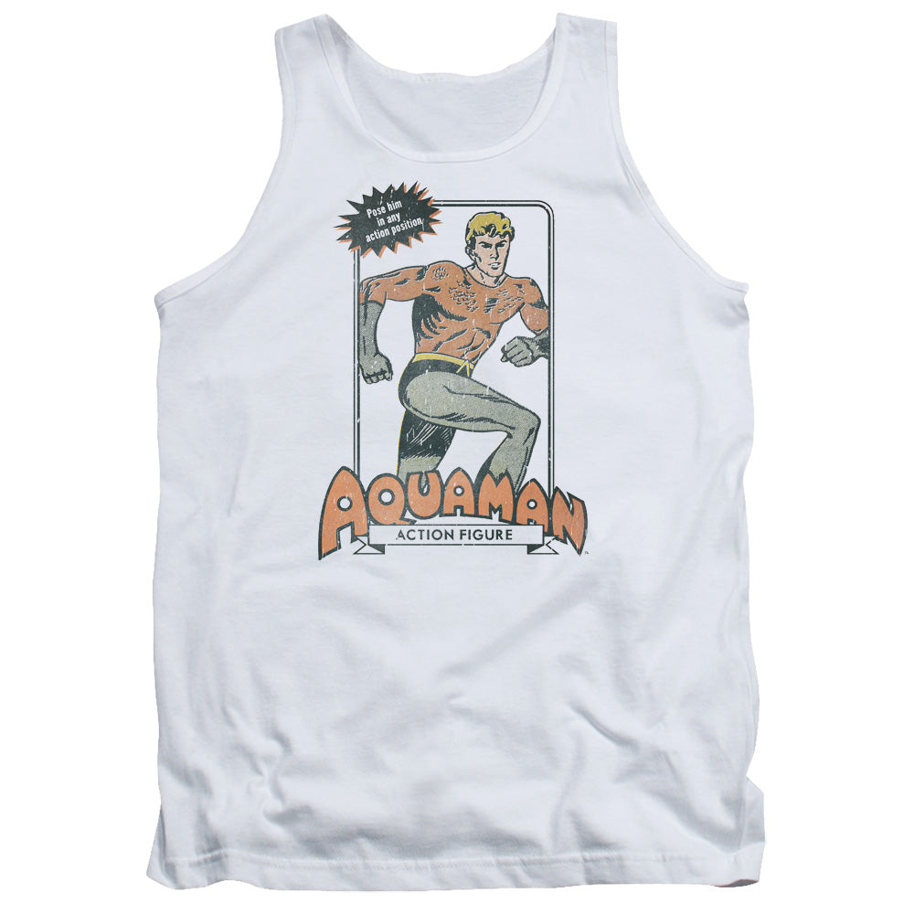 DC Comics Am Action Figure Mens Tank Top Shirt White