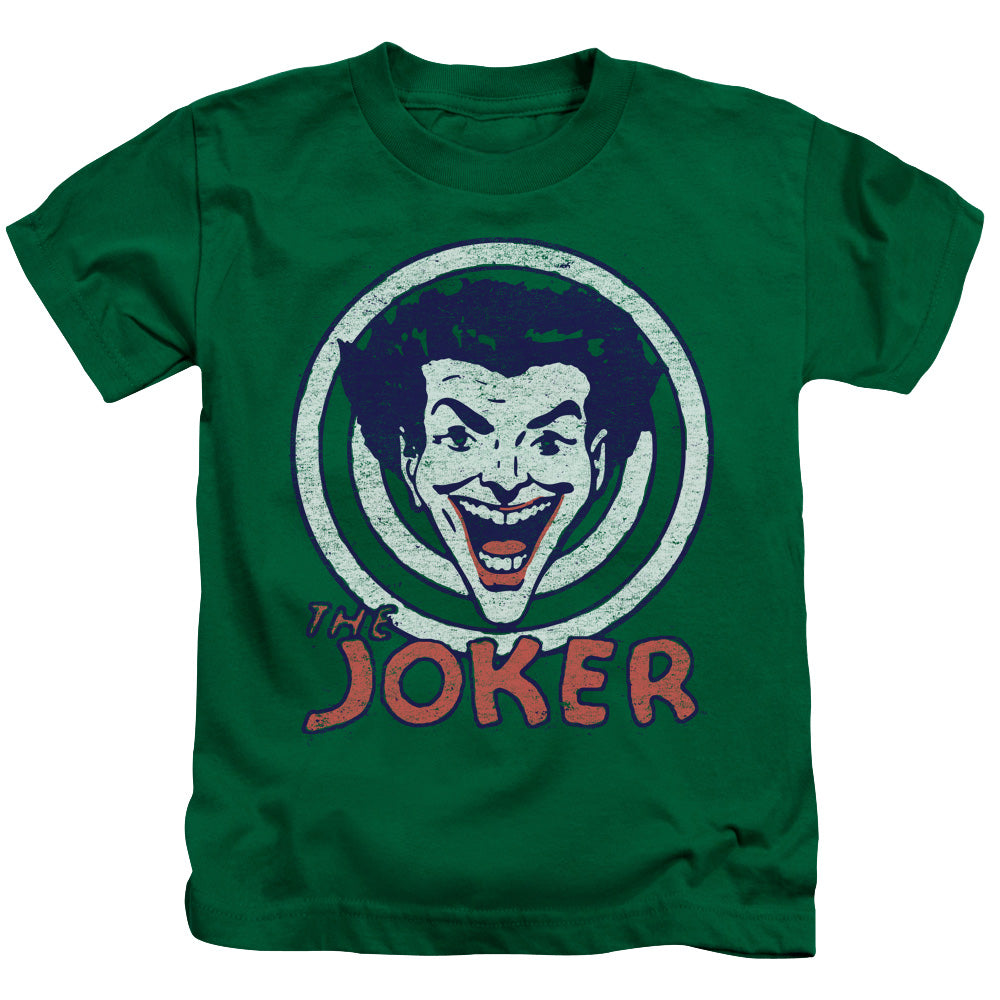 DC Comics Joke Target Juvenile Kids Youth T Shirt Kelly Green 