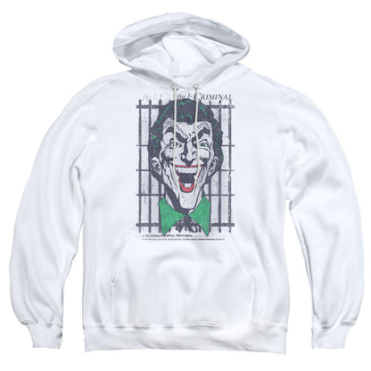 Dc Criminal Mens Hoodie White Officially Licensed