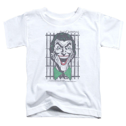 DC Comics Criminal Toddler Kids Youth T Shirt White