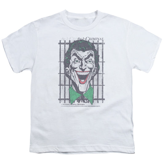 DC Comics Criminal Kids Youth T Shirt White