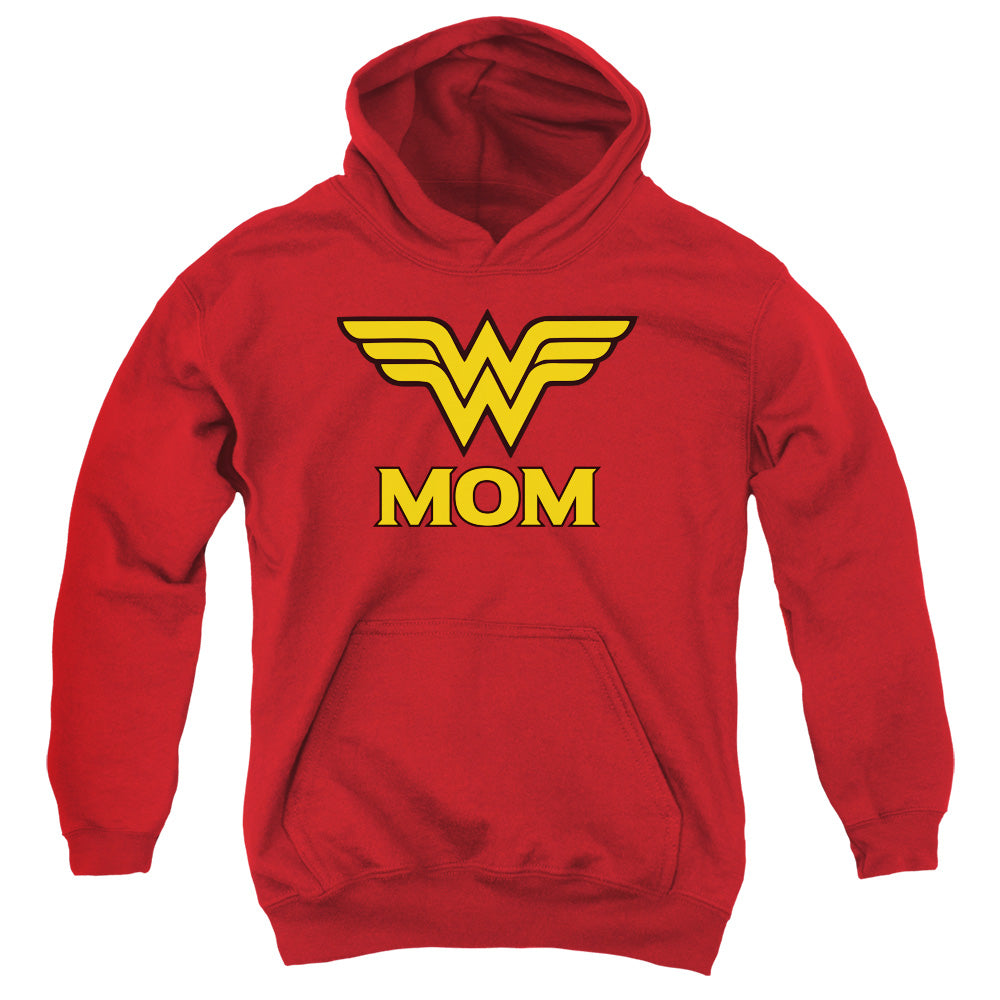 DC Comics Wonder Mom Kids Youth Hoodie Red