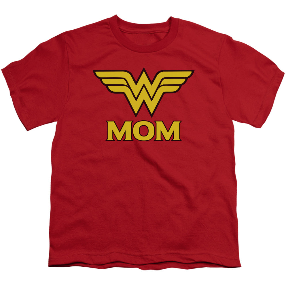 DC Comics Wonder Mom Kids Youth T Shirt Red