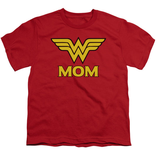 DC Comics Wonder Mom Kids Youth T Shirt Red