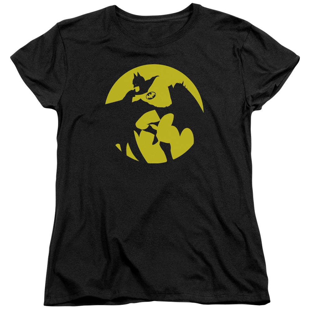 DC Comics Batman Spotlight Womens T Shirt Black