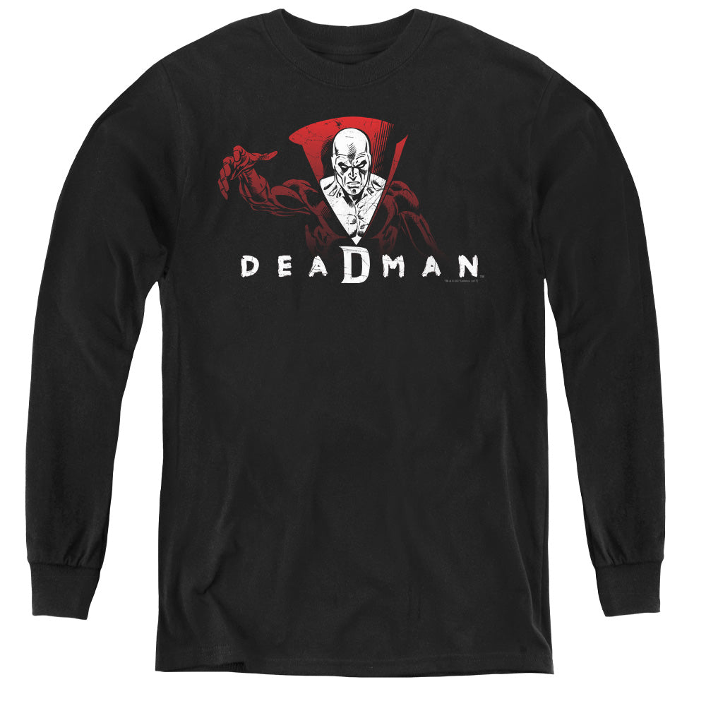 DC Comics Deadman Long Sleeve Kids Youth T Shirt Black