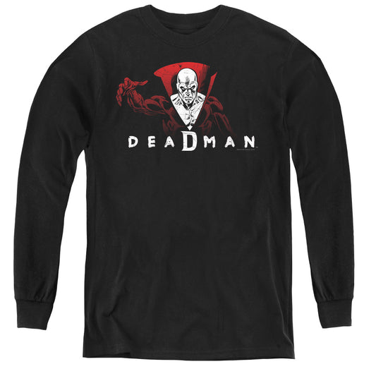 DC Comics Deadman Long Sleeve Kids Youth T Shirt Black