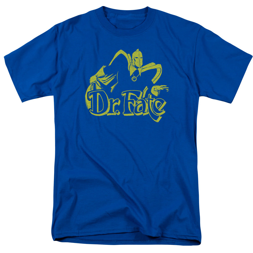 DC Comics One Color Fate Mens T Shirt Royal Blue