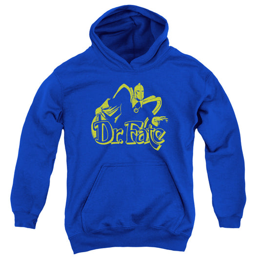 DC Comics One Color Fate Kids Youth Hoodie Royal Blue