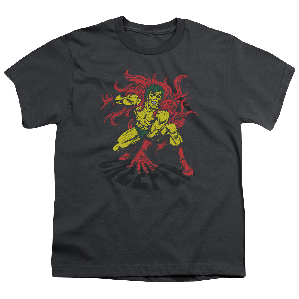 DC Comics Creeper Kids Youth T Shirt Charcoal