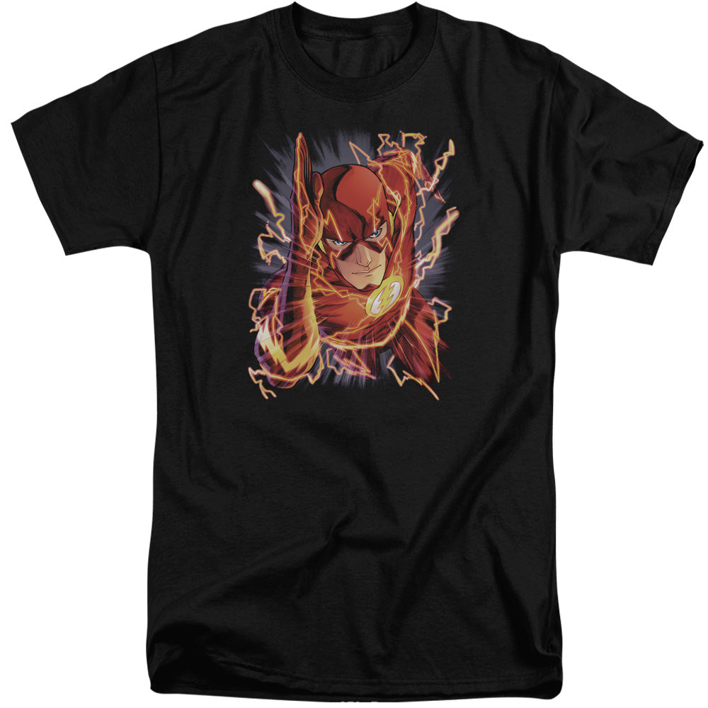 Jla Flash #1 Mens Tall T Shirt Black