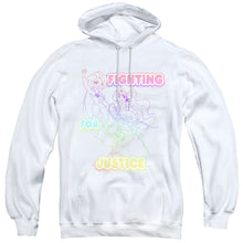 Load image into Gallery viewer, Dc Superhero Girls Fighting for Justice Mens Hoodie White
