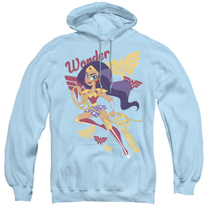 Dc Superhero Girls Wonder Woman Mens Hoodie Light Blue