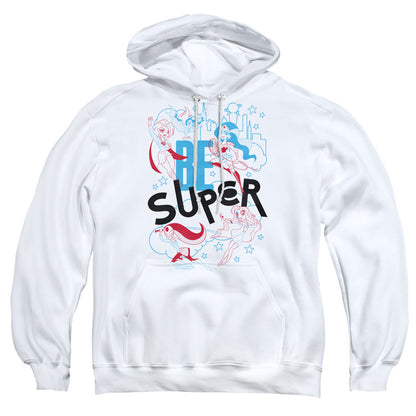 Dc Superhero Girls Be Super Mens Hoodie White Officially Licensed
