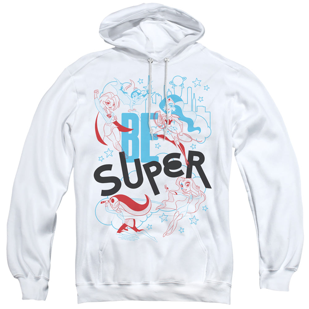 Dc Superhero Girls Be Super Mens Hoodie White