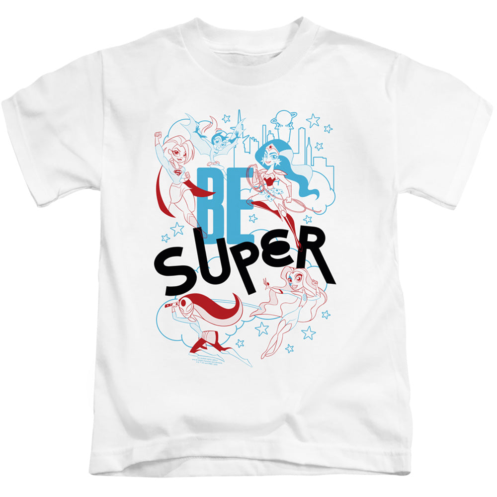 Dc Superhero Girls Be Super Juvenile Kids Youth T Shirt White 