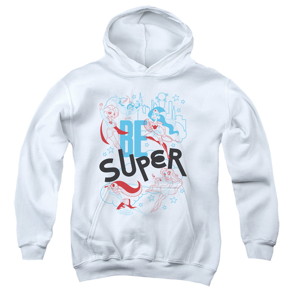 Dc Superhero Girls Be Super Kids Youth Hoodie White