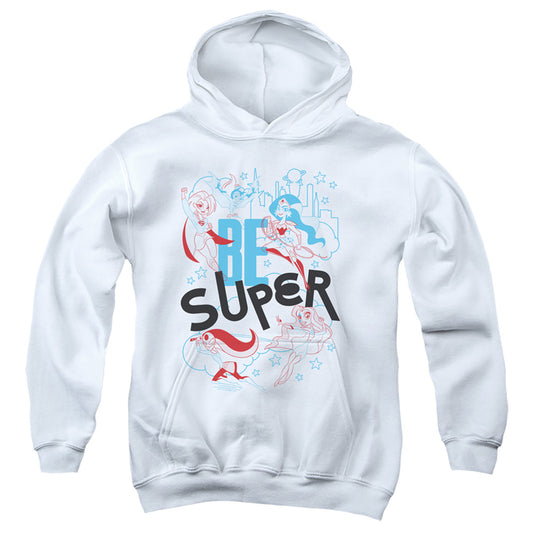 Dc Superhero Girls Be Super Kids Youth Hoodie White