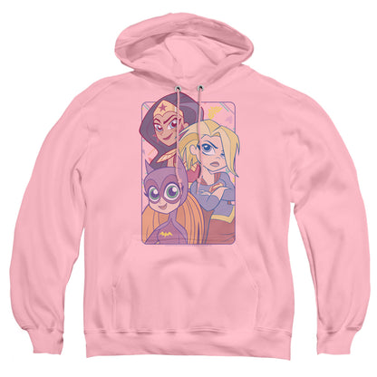 Dc Superhero Girls Dont Box Us In Mens Hoodie Pink Officially Licensed