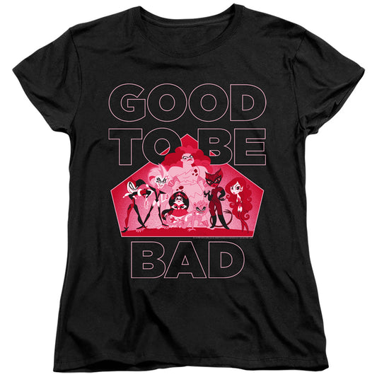 Dc Superhero Girls Good to Be Bad Womens T Shirt Black