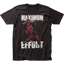 Load image into Gallery viewer, Deadpool Maximum Effort Mens T Shirt Black