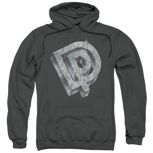 Deep Purple DP Logo Mens Hoodie Charcoal