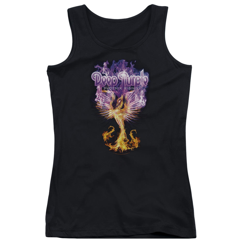 Deep Purple Phoenix Rising Womens Tank Top Shirt Black