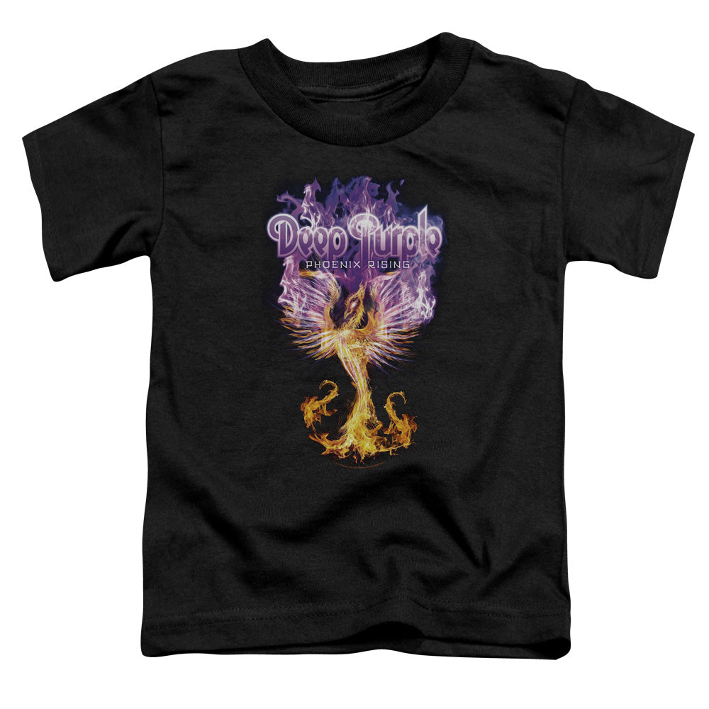 Deep Purple Phoenix Rising Toddler Kids Youth T Shirt Black