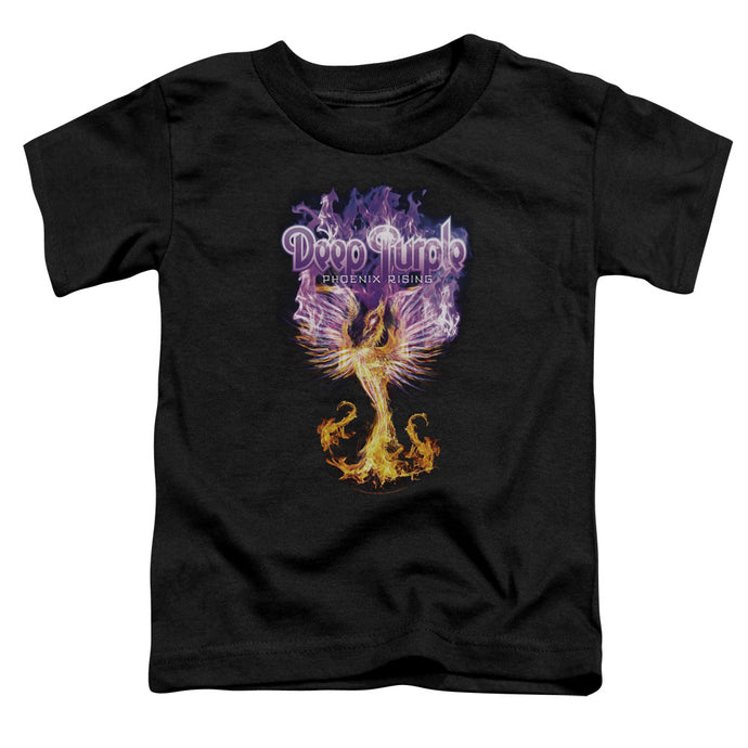 Deep Purple Phoenix Rising Toddler Kids Youth T Shirt Black
