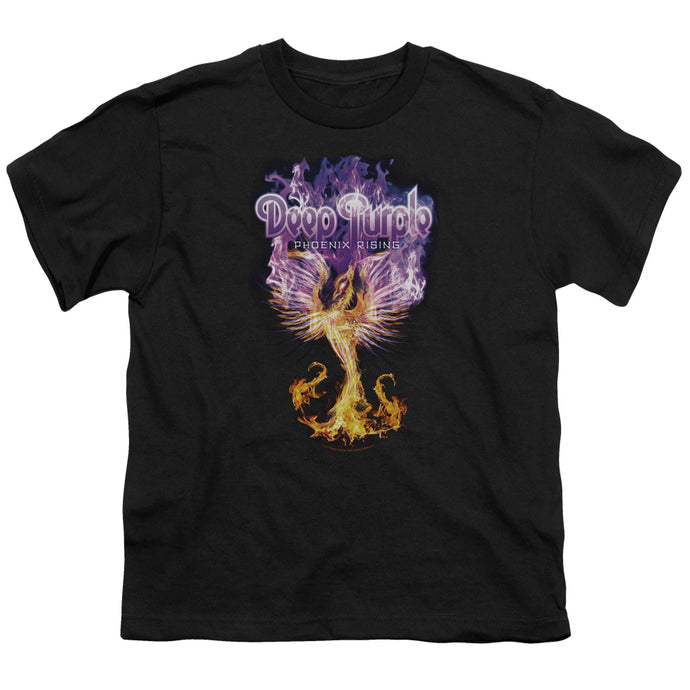Deep Purple Phoenix Rising Kids Youth T Shirt Black