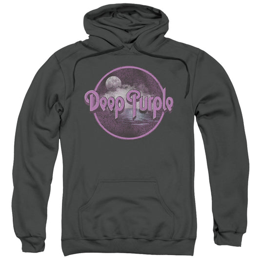 Deep Purple Smoke On The Water Mens Hoodie Charcoal