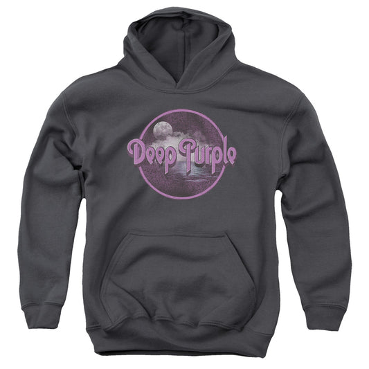 Deep Purple Smoke On The Water Kids Youth Hoodie Charcoal