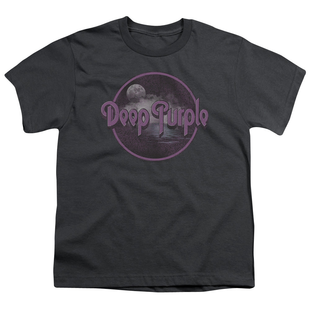 Deep Purple Smoke On The Water Kids Youth T Shirt Charcoal